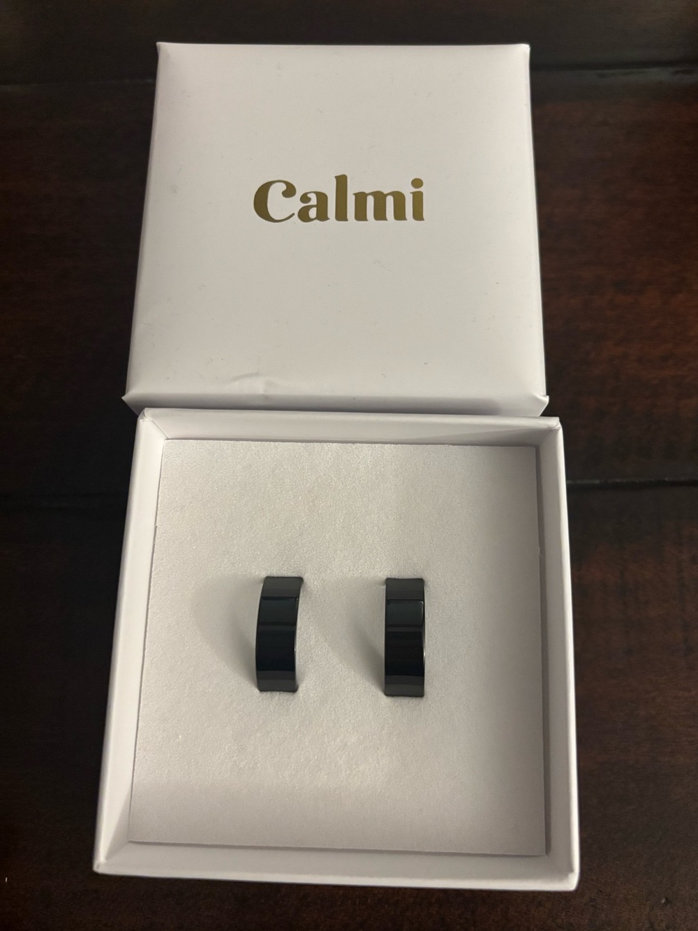 Calmi Ring The Original Onyx Set Of 2 New In Box